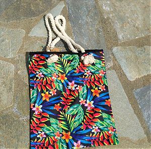 Shopping bag rainforest beach bag