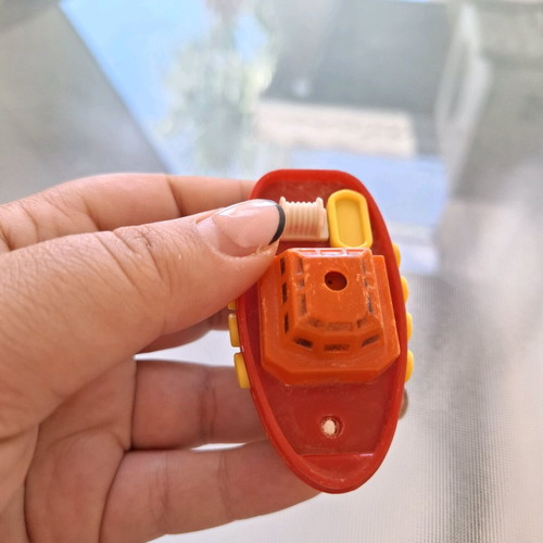Bebe plastic toy boat used with damage