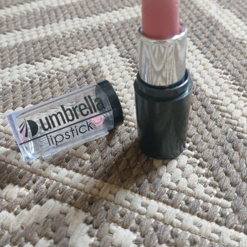 Lipstick used, intense pink