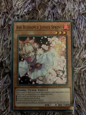Yugioh Ash Blossom & Joyus Spring SDWD-EN017 καινούργιο