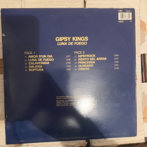 Gipsy Kings Luna De Fuego vinyl used, LP reissue album