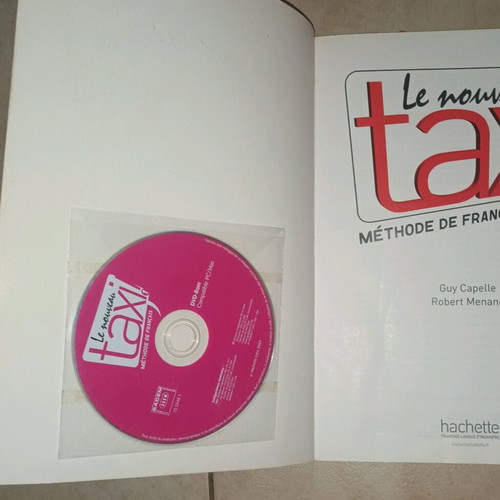 Le Nouveau Taxi A1 French Learning Book new with DVD ROM