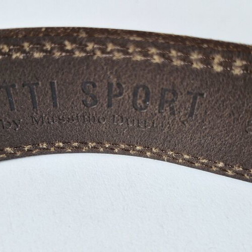 Massimo Dutti vintage leather belt size 85 used, brown