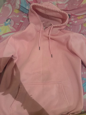 Розов суитшърт Anais Apparel XL употребяван с петно