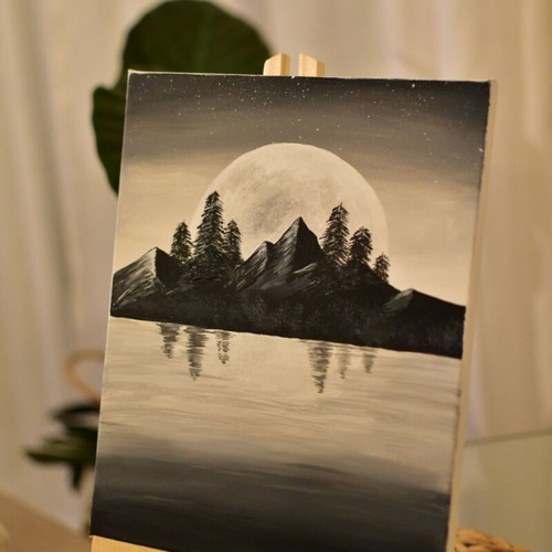 Handmade painting painted with acrylics like new