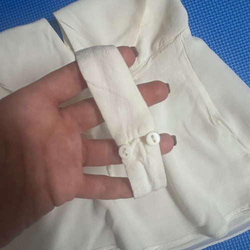 Zara White Y2K Halter-neck Top Size XS Like New