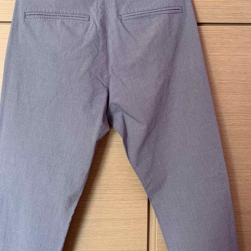 Sisley pants used, light grey striped, size 30, summer style
