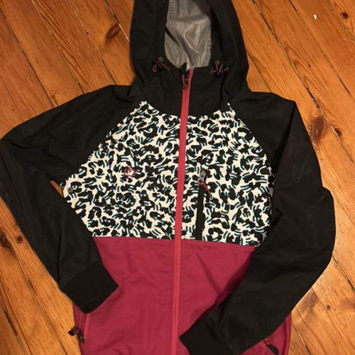 Emerson jacket used, spring, black and pink