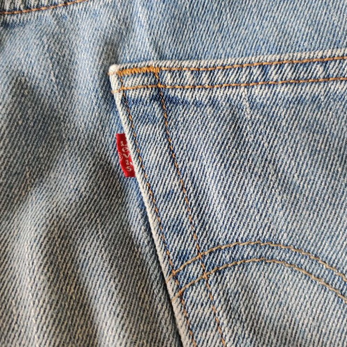 Levi's 505 jeans μεταχειρισμένα, μέγεθος W36 L31, μπλε ξεβαμμένο