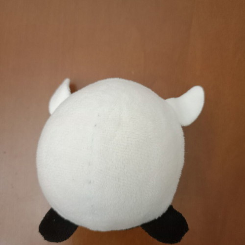 Round Squishy Zebra Plush Toy like new with big eyes