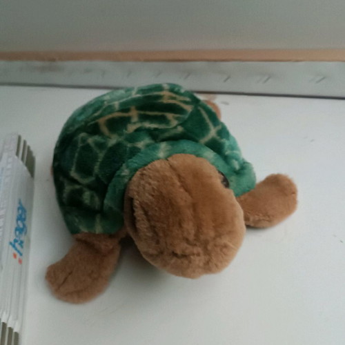 Plush turtle used