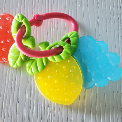 Mothercare teething fruit toys like new