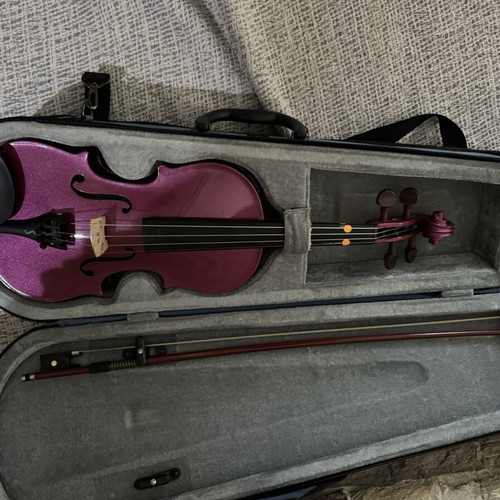 Violin used for child with student case