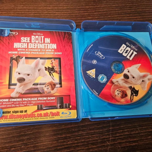 Bolt Blu-ray like new, animation with subtitles