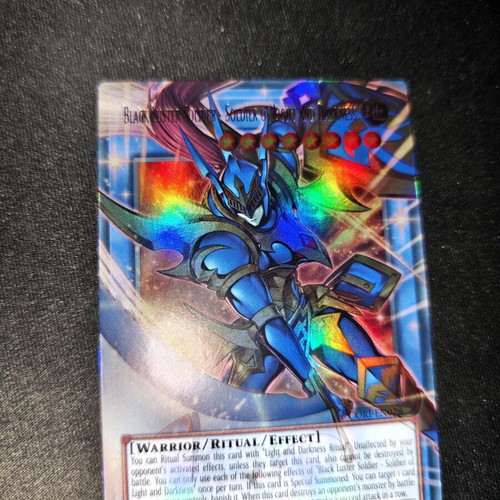Black Luster Soldier Soldier of Light and Darkness full art card like new
