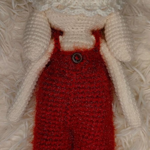 Little Mochi handmade knitted lamb teddy new