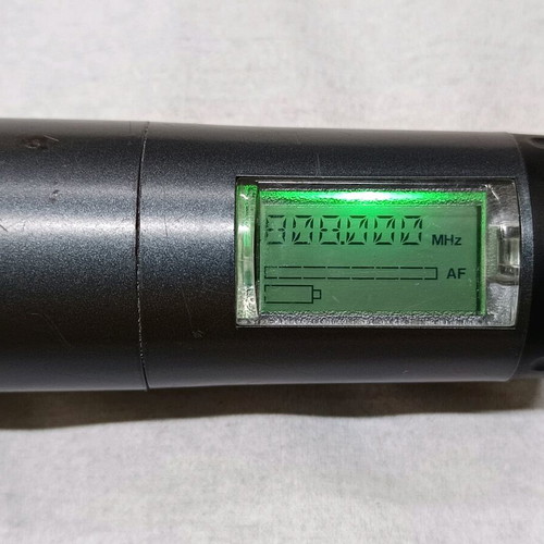 Sennheiser EW300 G2 wireless microphone used