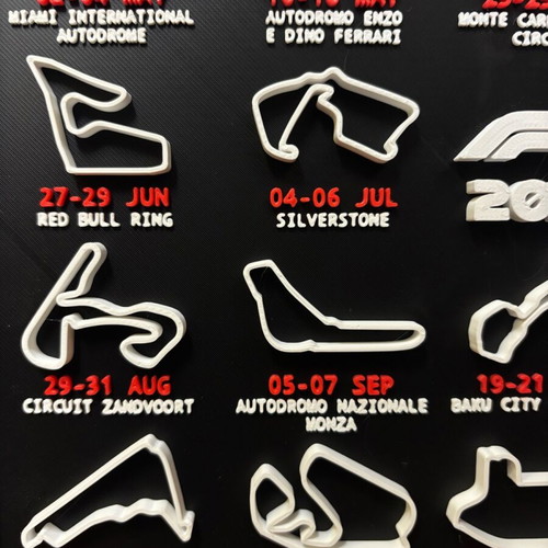 Formula 1 2025 Calendar new