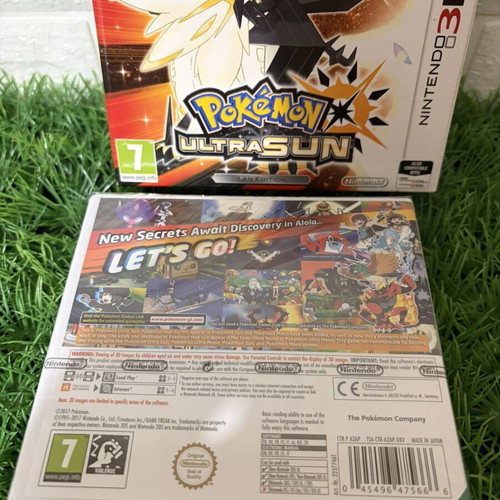 Pokémon Ultra Sun Fan Edition Nintendo 3DS game new with metal case