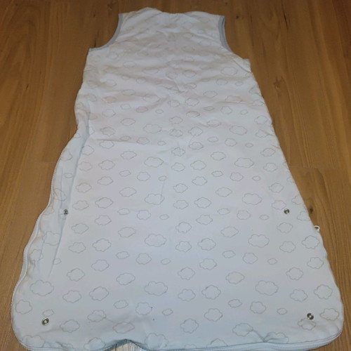 Prenatal winter sleeping bag 2.5 tog used, jersey with clouds