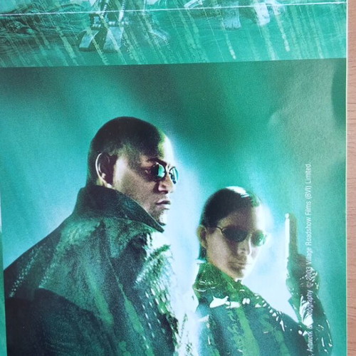 The Matrix Revolution collectible double-sided poster like new