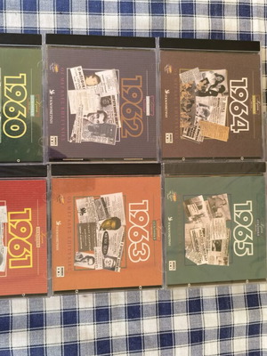 CD λαϊκά από τη δεκαετία του 1960 σαν καινούργια, σετ 7