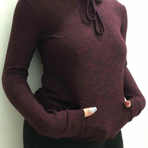 Burgundy Hoodie Waikiki size S like new