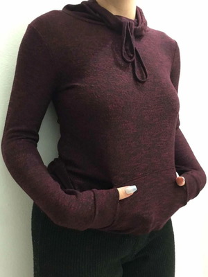 Burgundy Hoodie Waikiki size S like new