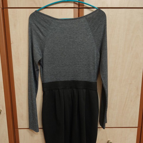 On Line women's dress like new, gray and black, medium size