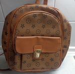 Backpack beige and brown like new
