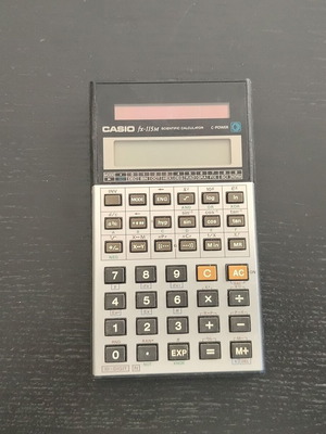 Κομπιουτεράκι Casio FX-115M μεταχειρισμένο, vintage 80', Made in Japan