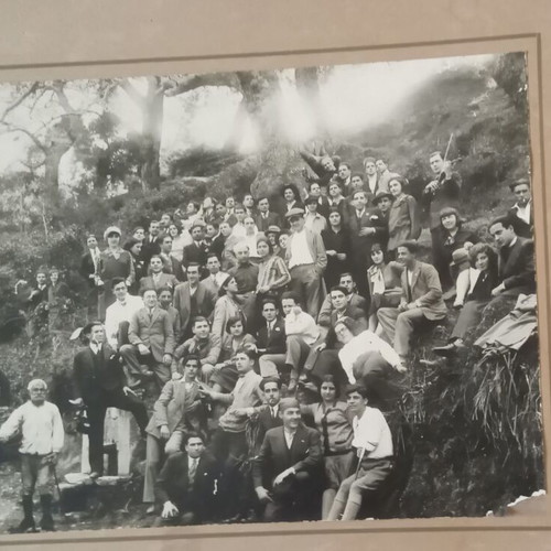 1931 Photograph of Athens Medical School used, on excursion