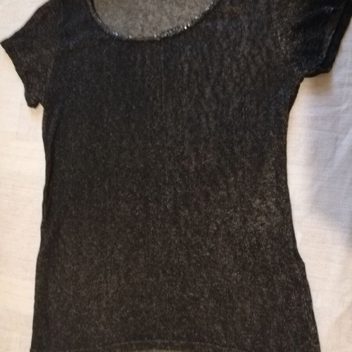 Top with shimmer, like new, black, sizes S and M