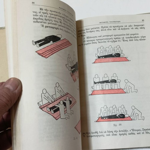 Greek Red Cross Youth Ai Protai Voitheiai 1955 used practical guide