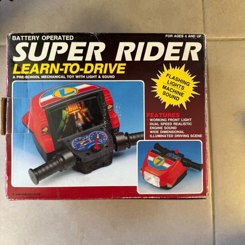 Super Rider Learn to Drive steering wheel like new