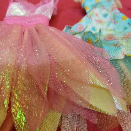 Barbie doll dresses, set of 2 fairy dresses