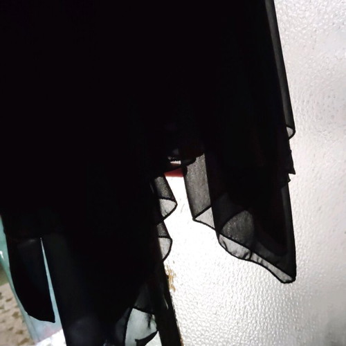 Fantasy asymmetrical black dress like new