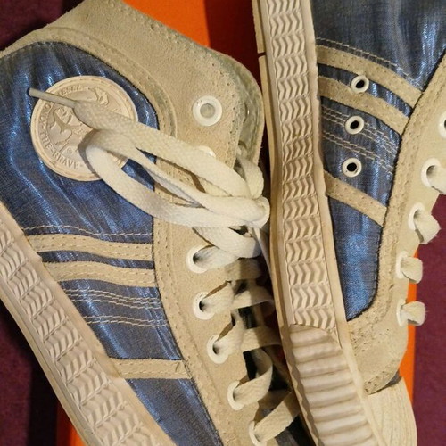 Diesel women's shoes used, size 38, white and blue