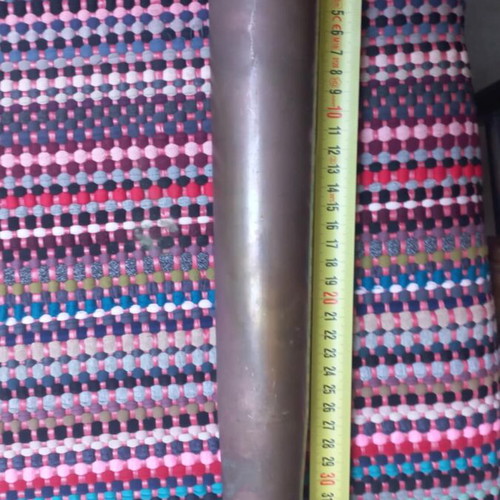 Brass shell used with AU MM M 25 SMC 215 1944 markings
