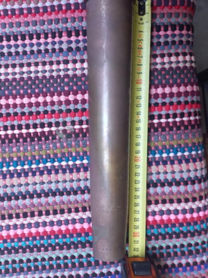 Brass shell used with AU MM M 25 SMC 215 1944 markings