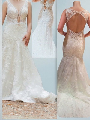 Milla Nova Jacqueline Wedding Dress like new, white, size S