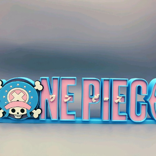 Chopper with Straw Hat Pirates One Piece logo like new