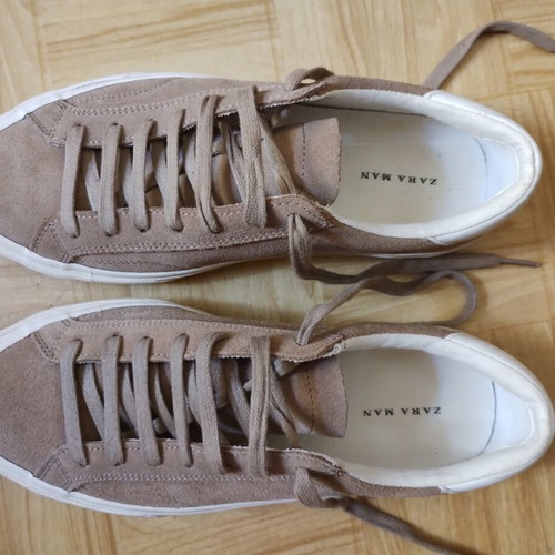 Zara Man Sneakers new, beige and brown, size 40