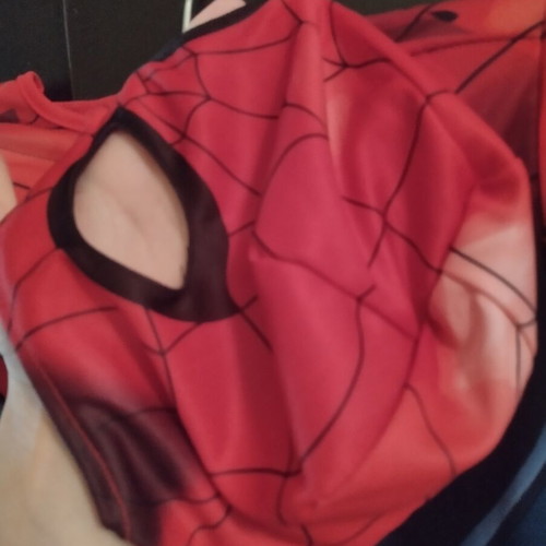 Spiderman muscle costume with mask, H&M
