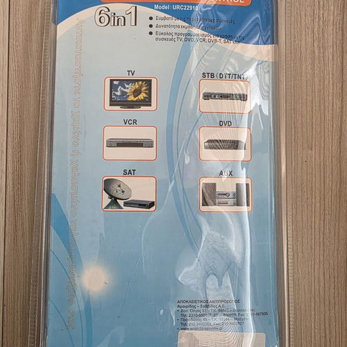 F&U URC22910 Universal Remote Control 6 in 1 new, sealed
