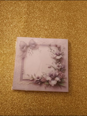 Handmade note papers for party favors or birthdays