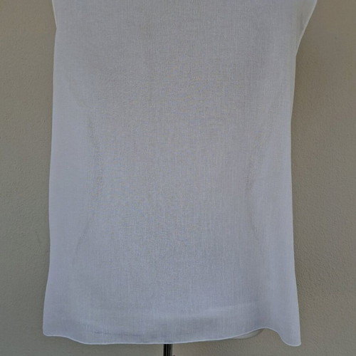 Top L white with rhinestones like new