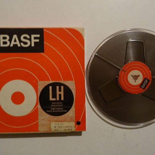 Reel to reel tape Basf like new, low noise, 17.5 cm diameter