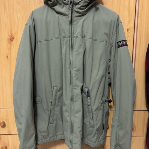 Napapijri Shetler jacket khaki like new with fleece lining