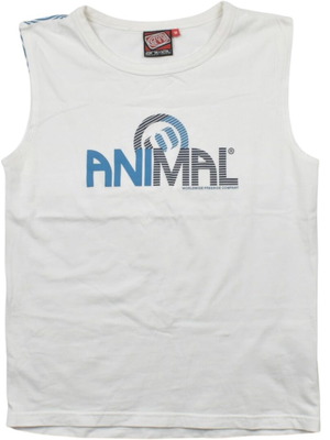 Animal White Tank Top used, size XS/S